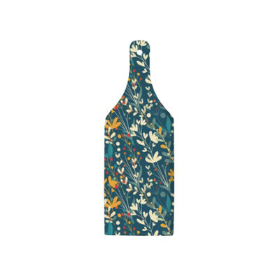 B&Q -  Botanical Bottle Serving BoardGlass Kitchenware Platter