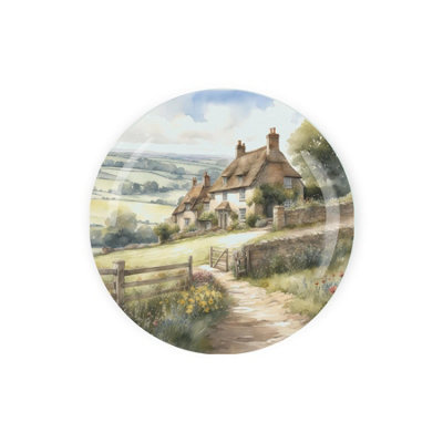 B&Q -  Farmhouse Textured Glass Round TrivetSmall Kitchen Chopping Board
