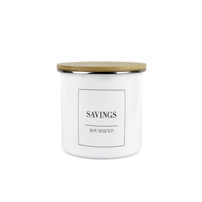 Minimalist Money Savings Storage Container - Enamel Home Storage Gifts - Image 2