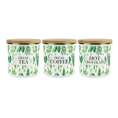 Purely HomeKitchen Herbs Decaf TeaDecaf Coffee & Hot Chocolate CanistersKitchen Storage Jars (Large) from B&Q