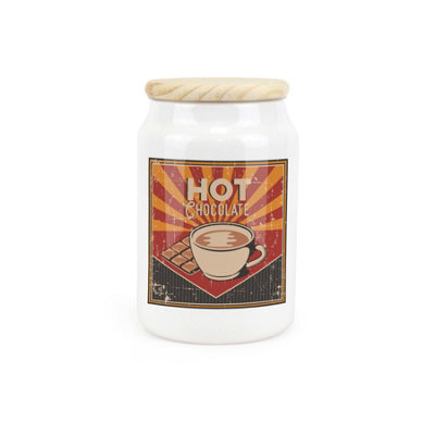 Purely HomeRetro DrinksHot Chocolate CanisterKitchen Storage Jar from B&Q