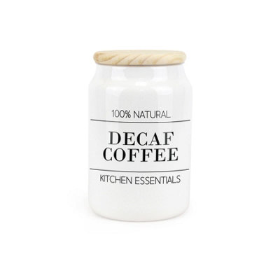 Purely HomeMinimalist EssentialsDecaf Coffee CanisterKitchen Storage Jar from B&Q