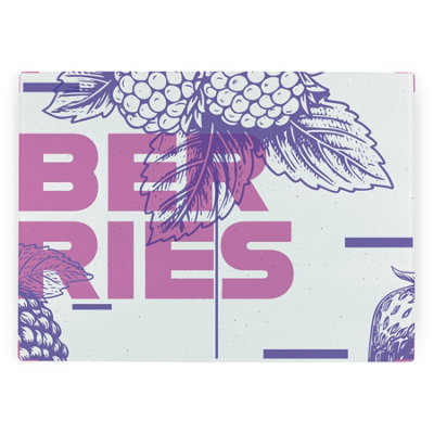 Purely Home Berries Worktop ProtectorLarge Textured Glass Chopping Board from B&Q