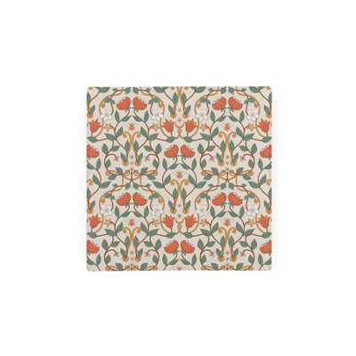 Purely Home Morris Inspired Glass Hot Pot StandHeat Resistant Non-Slip Trivet from B&Q