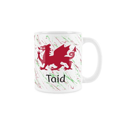 Purely Home Welsh Dragon Grandad MugRed & Green Wales Taid Souvenir GiftTea/coffee Present Ceramic Cup from B&Q