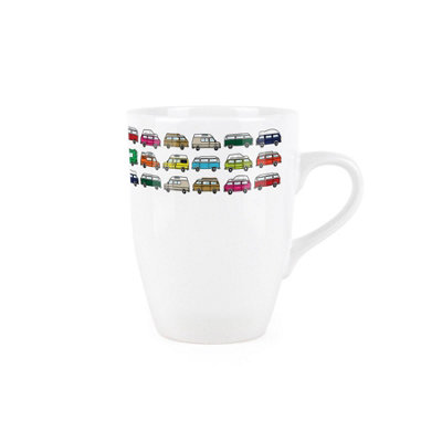 Purely Home Campervan MugNovelty Colourful Vehicle Holiday & Camping GiftTea/coffee Ceramic Cup For Travel Lovers from B&Q