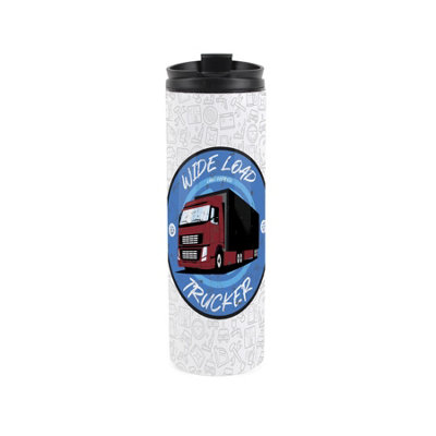 Purely Home Wide Load Trucker Travel MugNovelty Gift For Lorry DriversStainless Steel Vacuum-Sealed Double-Walled Hot/cold Drinks Flask from B&Q