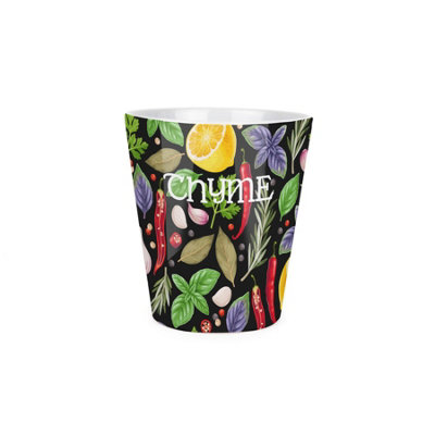 Purely Home Thyme Herbs Plant PotSmall Ceramic Plant Pot With Drainage Hole Garden Gift from B&Q