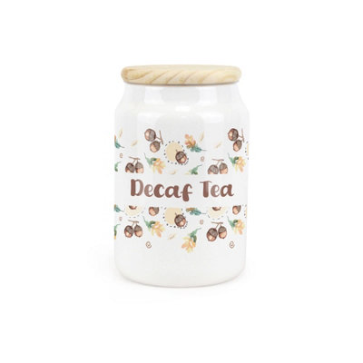 Purely HomeAcornsDecaf Tea CanisterKitchen Storage Jar from B&Q