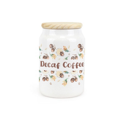 Purely HomeAcornsDecaf Coffee CanisterKitchen Storage Jar from B&Q