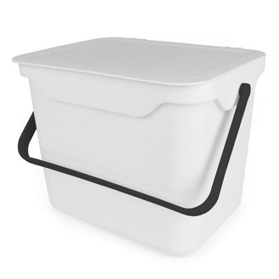 EasyEco Easy Eco5L Compost CaddyWhite from B&Q