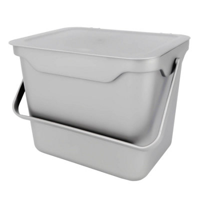 EasyEco Easy Eco5L Compost CaddyLight Grey from B&Q