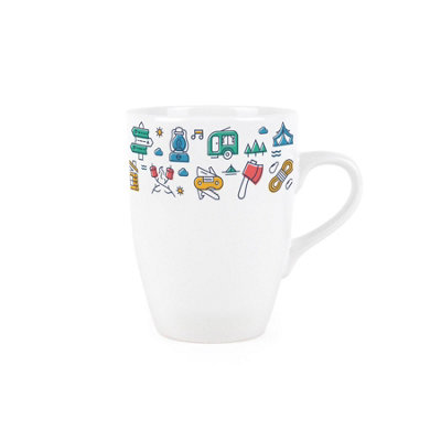 Purely Home Scout Adventures MugScouting Gift Outdoors Camping Hiking Backpacking MugTea/coffee Ceramic Cup Present For Scout Leaders from B&Q