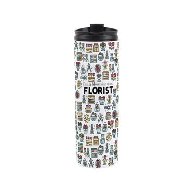 Purely Home Florist Travel MugNovelty Trades Gift Stainless Steel Vacuum-Sealed Double-Walled Hot/cold Drinks Travel Flask from B&Q