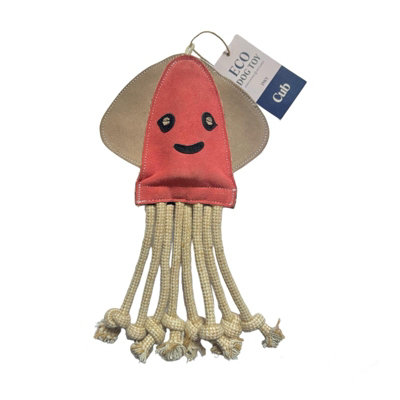 Cub 'inky' Squid Eco-Friendly Dog Toy from B&Q