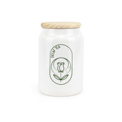 Purely Home - Boho Minimalism - Decaf Tea Canister - Kitchen Storage Jar