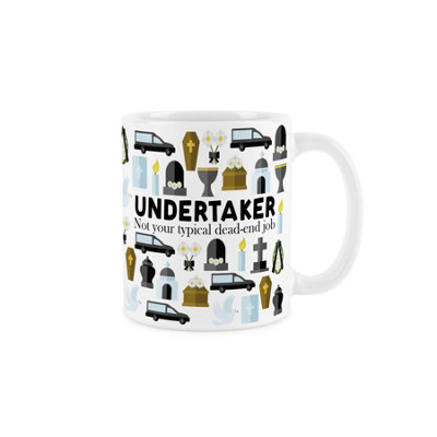 B&Q -  Undertaker MugDark Humour Trades Funny Novelty GiftTea/coffee Hot Drinks Ceramic Cup Present