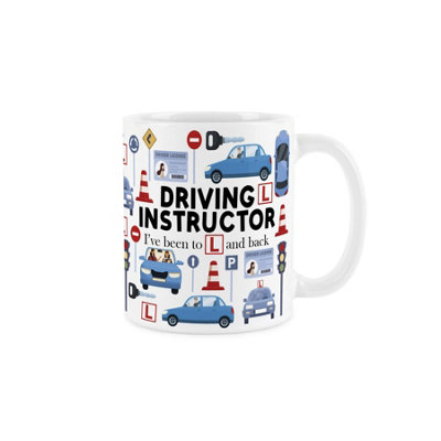 Purely Home Driving Instructor MugHumourous Learner Driver Trades Funny Novelty GiftTea/coffee Hot Drinks Ceramic Cup Present