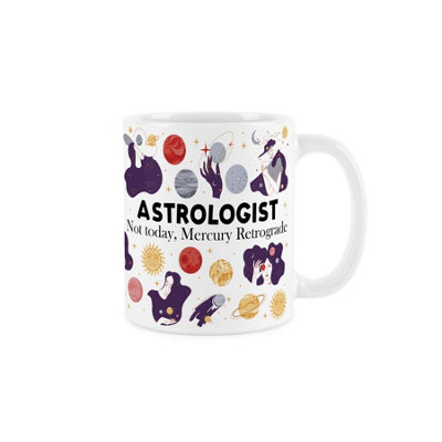 Purely Home Astrologist MugHumorous Astrology Workers Funny Novelty GiftTea/coffee Hot Drinks White Ceramic Cup Present from B&Q