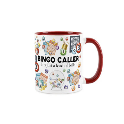 Purely Home Bingo Caller MugHumorous Hobbies & Number Trades Funny Novelty GiftTea/coffee Hot Drinks Ceramic Cup Present from B&Q
