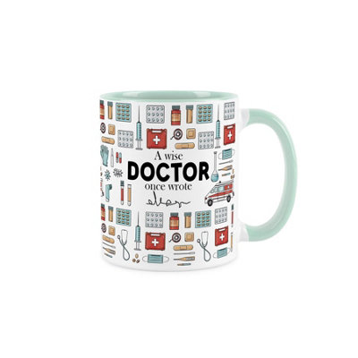 Purely Home Doctor MugHumorous Healthcare Staff & Nhs Workers Novelty GiftTea/coffee Hot Drinks White Ceramic Funny Cup Present from B&Q