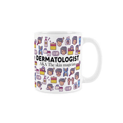 Purely Home Dermatologist MugHumorous Skin Care Doctor Novelty GiftsTea/coffee Hot Drinks White Ceramic Cup Present from B&Q