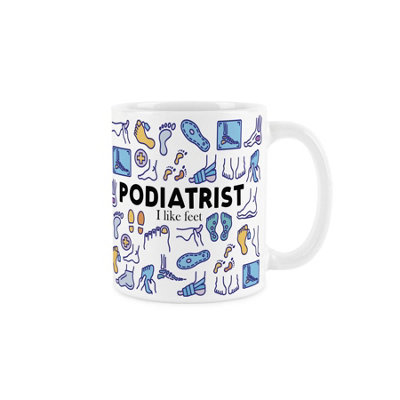 Purely Home Podiatrist MugHumorous Foot Surgeon Themed Novelty GiftsTea/coffee Hot Drinks White Ceramic Cup Present from B&Q