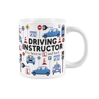 Purely Home Novelty Driving Instructor MugExtra Large Jumbo Humourous Trades Gifts For Driving InstructorsCeramic Large Tea/coffee Cup from B&Q