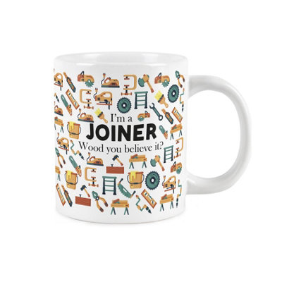 Purely Home Novelty Joiner MugExtra Large Jumbo Humourous Trades Gifts For WordworkersCeramic Large Tea/coffee Cup