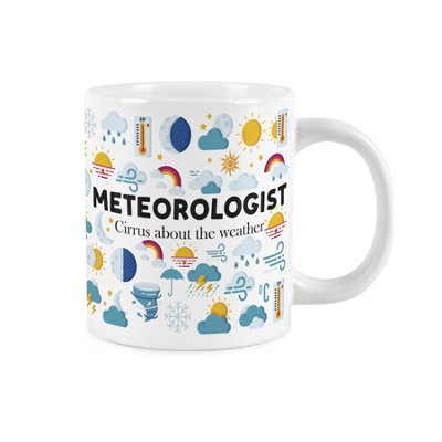 Purely Home Novelty Meteorologist MugExtra Large Jumbo Humourous Trades Gifts For Weather PeopleCeramic Large Tea/coffee Cup