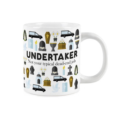 Purely Home Novelty Undertaker MugExtra Large Jumbo Humourous Trades GiftCeramic Large Tea/coffee Cup from B&Q