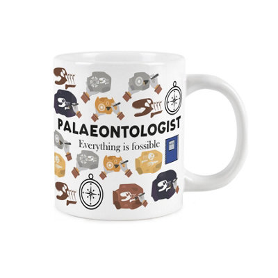 Purely Home Novelty Palaeontologist MugExtra Large Jumbo Humourous Trades Gifts For PalaeontologistsCeramic Large Tea/coffee Cup from B&Q