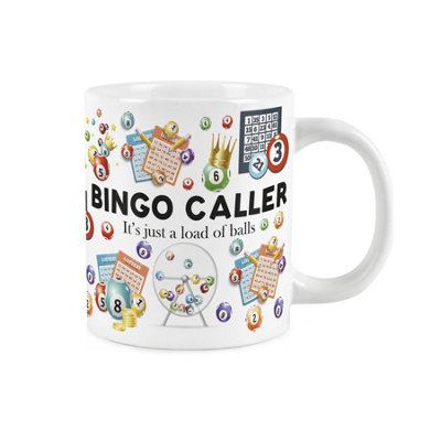 Purely Home Novelty Bingo Caller MugExtra Large Jumbo Humourous Trades Gifts For Bingo CallersCeramic Large Tea/coffee Cup from B&Q