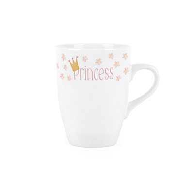 Purely Home Princess MugPink Stars Pretty Gifts For HerTea/coffee Hot Drinks Ceramic Cup Present from B&Q