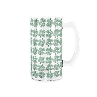 Purely Home St Patrick's Day Glass Drinks Stein from B&Q