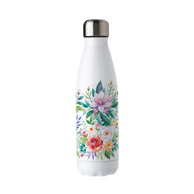 Floral Bouquet Stainless Steel Water Bottle - Reusable Hot/Cold Drinks Gift - Image 4