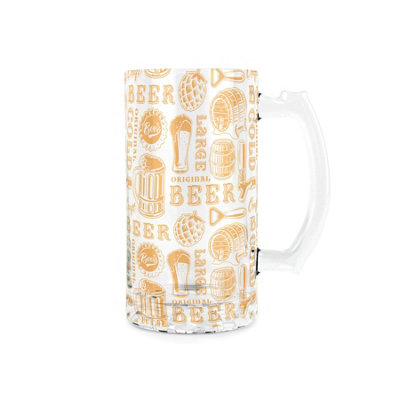 Purely Home Classic Drinks Golden Glass Stein