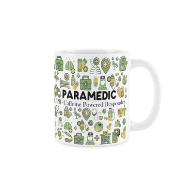 Purely Home Paramedic MugNovelty First Responder Ambulance Paramedic GiftsTea/coffee White Ceramic Cup Present from B&Q