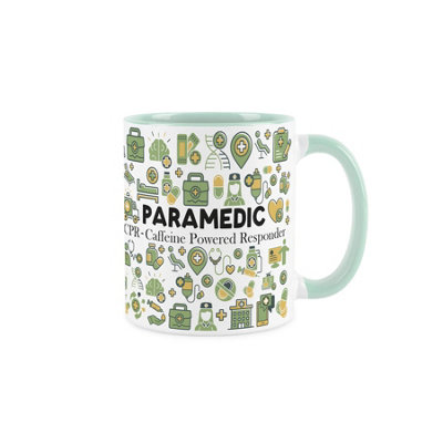 Purely Home Paramedic MugNovelty First Responder Ambulance Paramedic GiftsTea/coffee Mint Ceramic Cup Present from B&Q