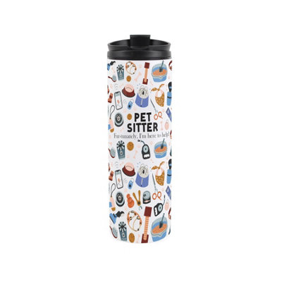Purely Home Pet Sitter Travel MugNovelty Gifts For Animal Pet CarersReusable Stainless Steel Vacuum-Sealed Double-Walled 500Ml Flask from B&Q