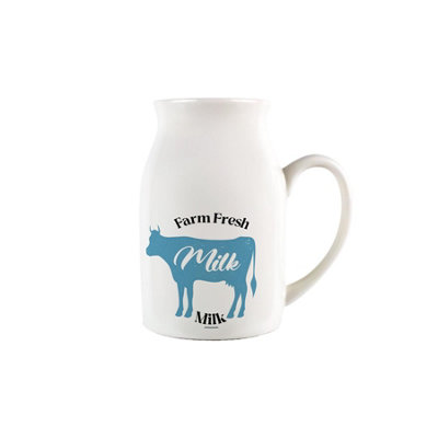 Purely Home Fresh Dairy Milk Small Porcelain Serving Jug from B&Q