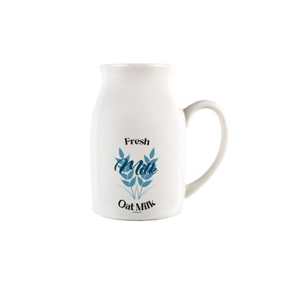 Purely Home Fresh Oat Milk Small Porcelain Serving Jug from B&Q
