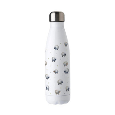 Purely Home Spring Sheep Stainless Steel Water BottleReusable Double Walled 500Ml Metal Hot/cold Drinks Bottle Outdoor Animal Gifts from B&Q