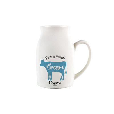 Purely Home Fresh Cream Small Porcelain Serving Jug from B&Q