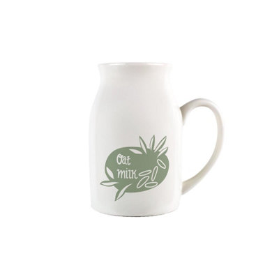 Purely Home Boho Small Porcelain Oat Milk Serving Jug from B&Q