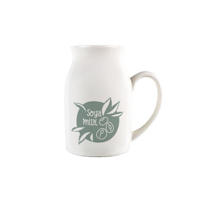 Purely Home Boho Small Porcelain Soya Milk Serving Jug from B&Q