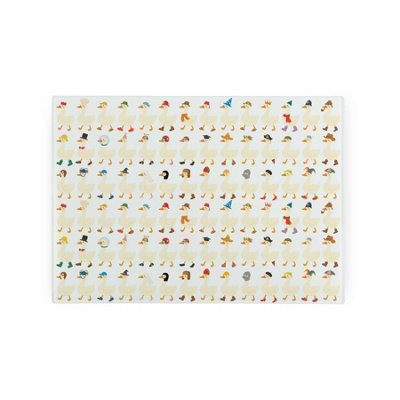Purely Home Silly Goose Smooth Glass Worktop SaverSmall Chopping Board from B&Q