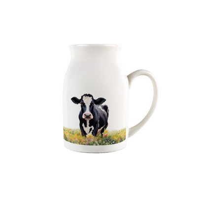 B&Q -  Friesian Cow Small Porcelain Serving Jug