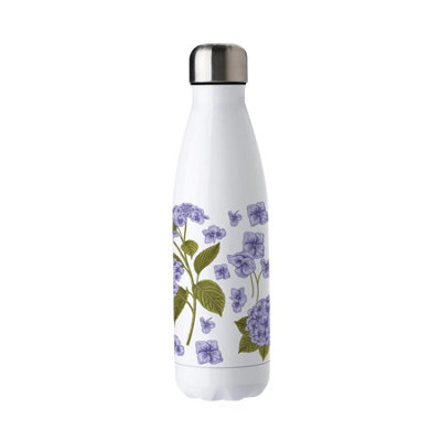 Purely Home Purple Hydrangea Stainless Steel Water Bottle - Image 3