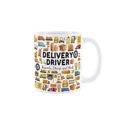 Purely Home Delivery Driver MugHumourous Trades Funny Novelty GiftWhite Tea/coffee Ceramic Cup Present For Couriers & Drivers from B&Q